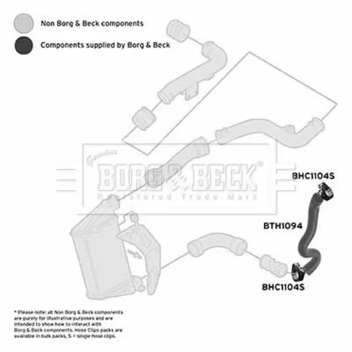 Hadica plniaceho vzduchu BTH1094 (BORG & BECK) - obr. 1