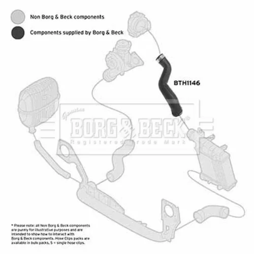 Hadica plniaceho vzduchu BTH1146 (BORG & BECK) - obr. 2