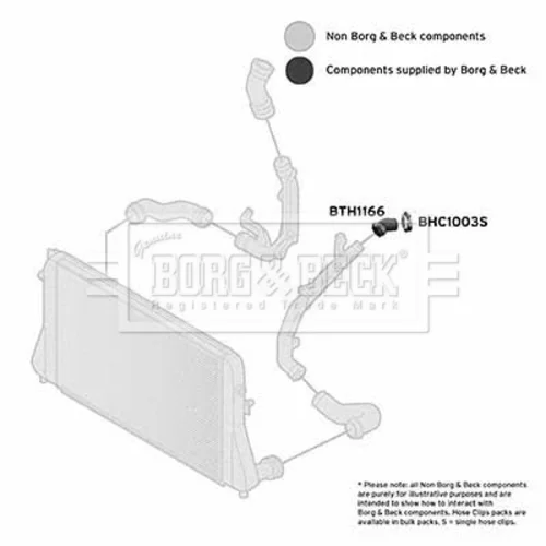 Hadica plniaceho vzduchu BTH1166 (BORG & BECK) - obr. 1