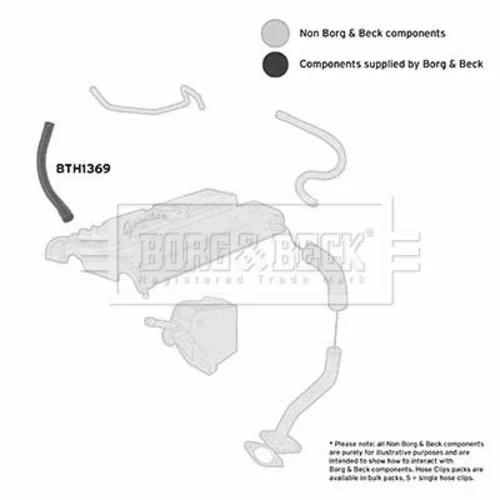 Hadica plniaceho vzduchu BTH1369 (BORG & BECK) - obr. 2