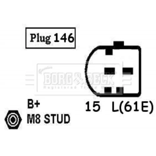 Alternátor BORG & BECK BBA2592