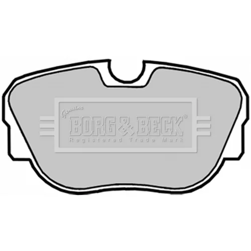 Sada brzdových platničiek kotúčovej brzdy BORG & BECK BBP1050