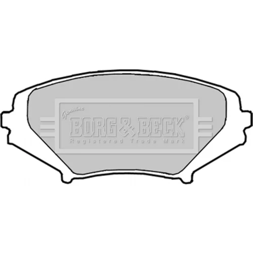 Sada brzdových platničiek kotúčovej brzdy BBP1915 (BORG & BECK)