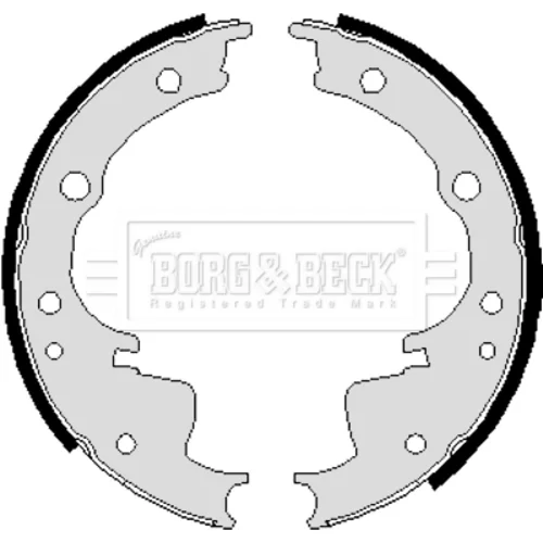 Sada brzdových čeľustí BORG & BECK BBS6013
