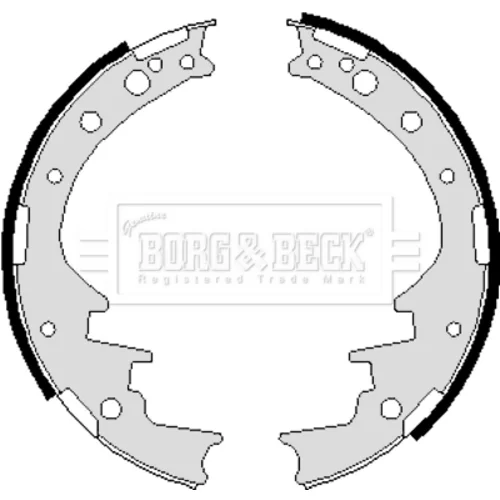 Sada brzdových čeľustí BBS6044 (BORG & BECK) - obr. 1