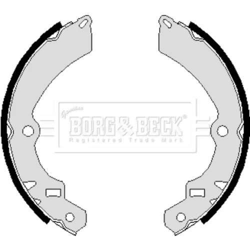 Sada brzdových čeľustí BORG & BECK BBS6046