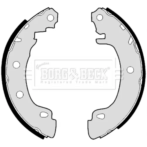 Sada brzdových čeľustí BORG & BECK BBS6288