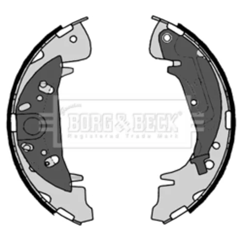Sada brzdových čeľustí BORG & BECK BBS6375
