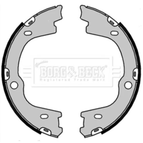 Sada brzd. čeľustí parkov. brzdy BORG & BECK BBS6459