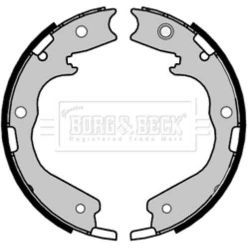 Sada brzd. čeľustí parkov. brzdy BORG & BECK BBS6468