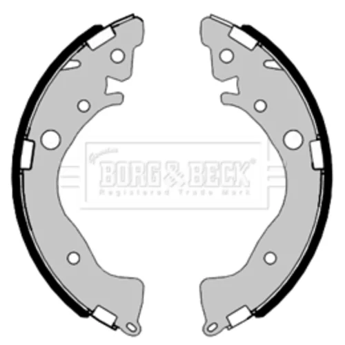 Sada brzdových čeľustí BORG & BECK BBS6469