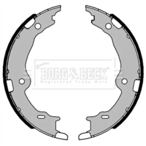 Sada brzd. čeľustí parkov. brzdy BORG & BECK BBS6473