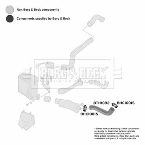Hadica plniaceho vzduchu BTH1093 (BORG & BECK) - obr. 1