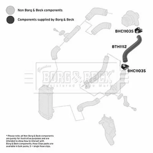 Hadica plniaceho vzduchu BTH1112 (BORG & BECK) - obr. 2