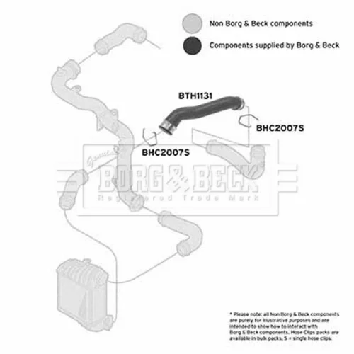 Hadica plniaceho vzduchu BTH1131 (BORG & BECK) - obr. 2