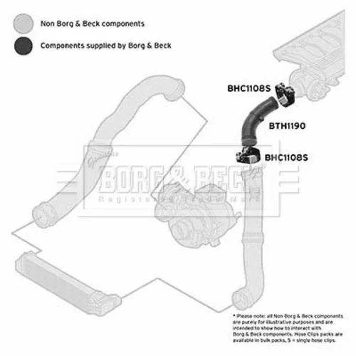 Hadica plniaceho vzduchu BTH1190 (BORG & BECK) - obr. 2