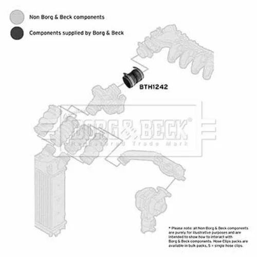 Hadica plniaceho vzduchu BTH1242 (BORG & BECK) - obr. 1