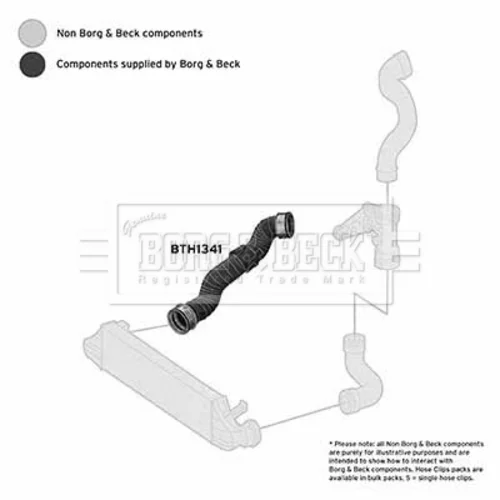 Hadica plniaceho vzduchu BTH1341 (BORG & BECK) - obr. 2