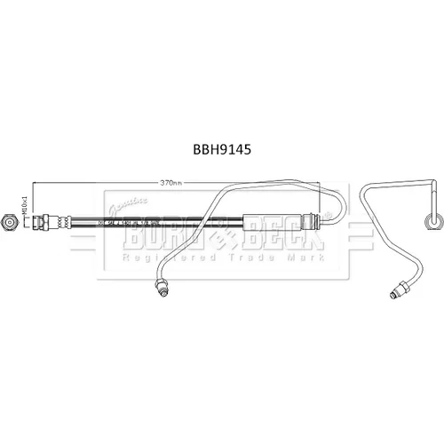 Brzdová hadica BORG & BECK BBH9145