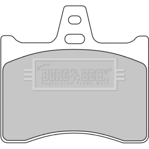 Sada brzdových platničiek kotúčovej brzdy BBP1579 (BORG & BECK) - obr. 1