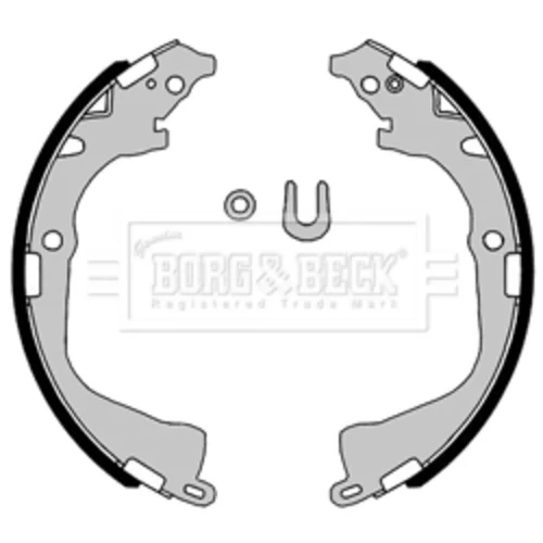 Sada brzdových čeľustí BORG & BECK BBS6446
