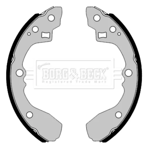 Sada brzdových čeľustí BORG & BECK BBS6470