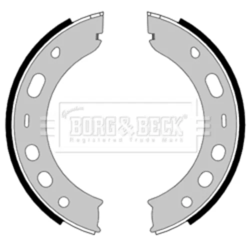 Sada brzd. čeľustí parkov. brzdy BORG & BECK BBS6477