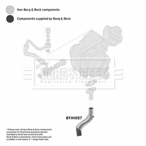 Hadica plniaceho vzduchu BTH1057 (BORG & BECK) - obr. 1