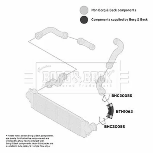 Hadica plniaceho vzduchu BTH1063 (BORG & BECK) - obr. 1