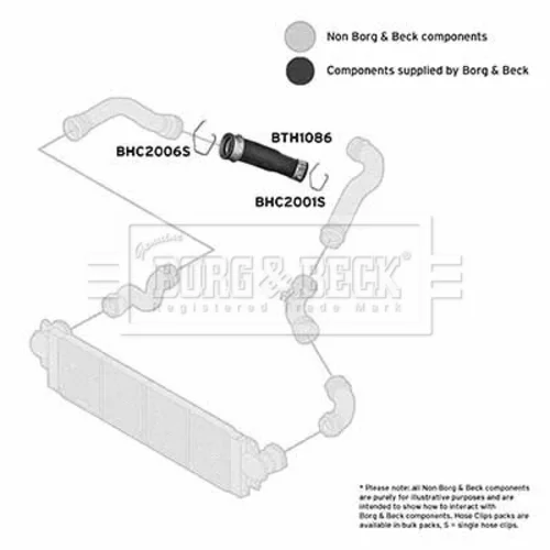 Hadica plniaceho vzduchu BTH1086 (BORG & BECK) - obr. 1