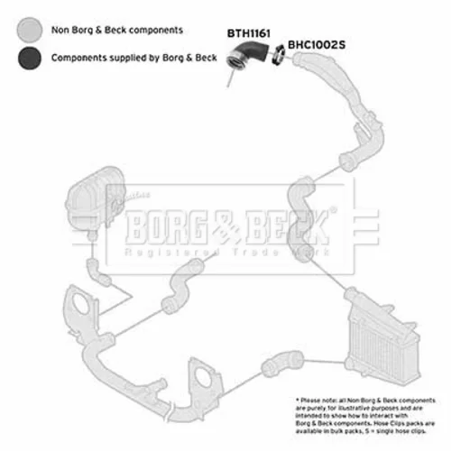 Hadica plniaceho vzduchu BTH1161 (BORG & BECK) - obr. 2