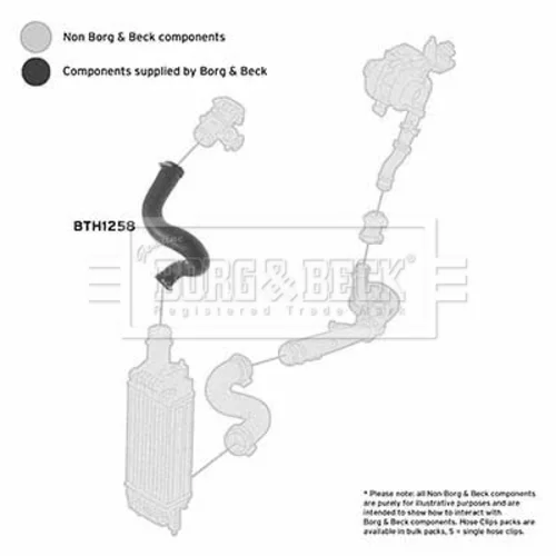 Hadica plniaceho vzduchu BTH1258 (BORG & BECK) - obr. 2