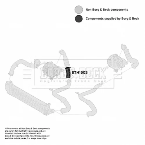 Hadica plniaceho vzduchu BTH1503 (BORG & BECK) - obr. 1