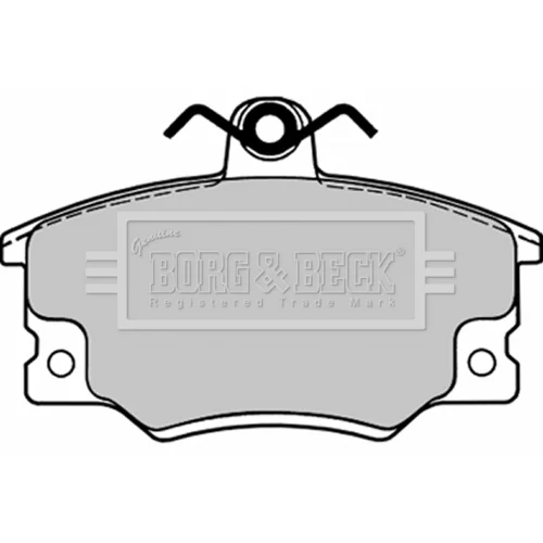 Sada brzdových platničiek kotúčovej brzdy BORG & BECK BBP1090