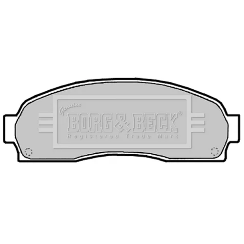 Sada brzdových platničiek kotúčovej brzdy BORG & BECK BBP2134
