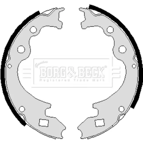 Sada brzdových čeľustí BORG & BECK BBS6012