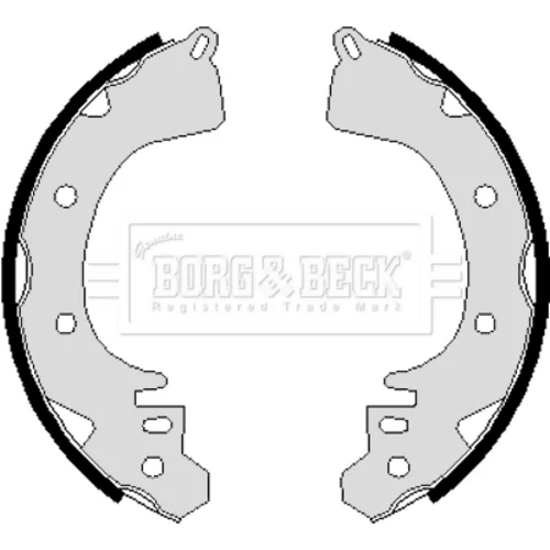 Sada brzdových čeľustí BORG & BECK BBS6098