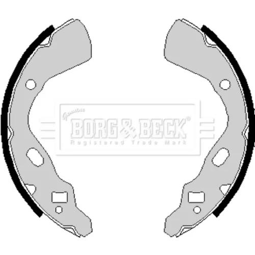 Sada brzdových čeľustí BORG & BECK BBS6148