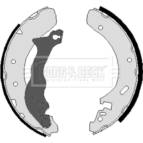 Sada brzdových čeľustí BORG & BECK BBS6224