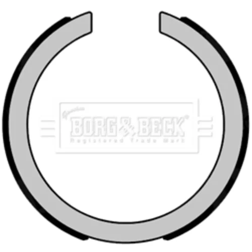 Sada brzd. čeľustí parkov. brzdy BORG & BECK BBS6486