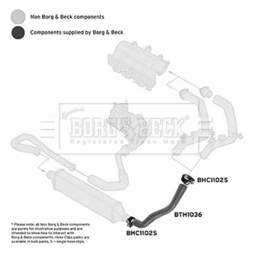 Hadica plniaceho vzduchu BTH1036 (BORG & BECK) - obr. 2