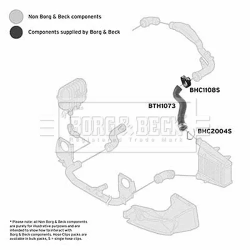 Hadica plniaceho vzduchu BTH1073 (BORG & BECK) - obr. 1