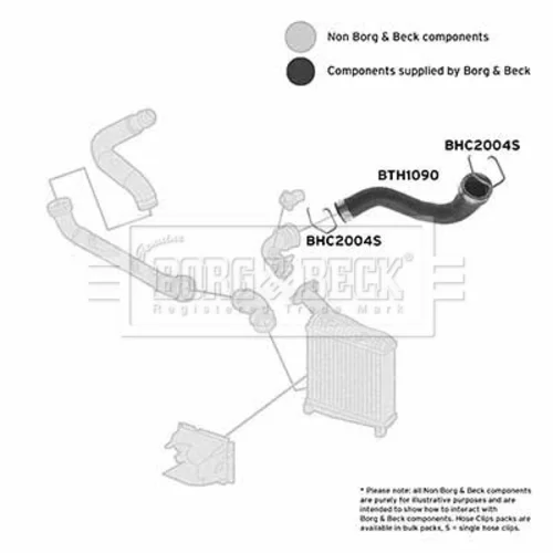 Hadica plniaceho vzduchu BTH1090 (BORG & BECK) - obr. 2