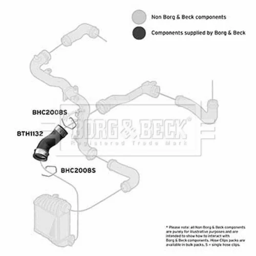 Hadica plniaceho vzduchu BTH1132 (BORG & BECK) - obr. 2