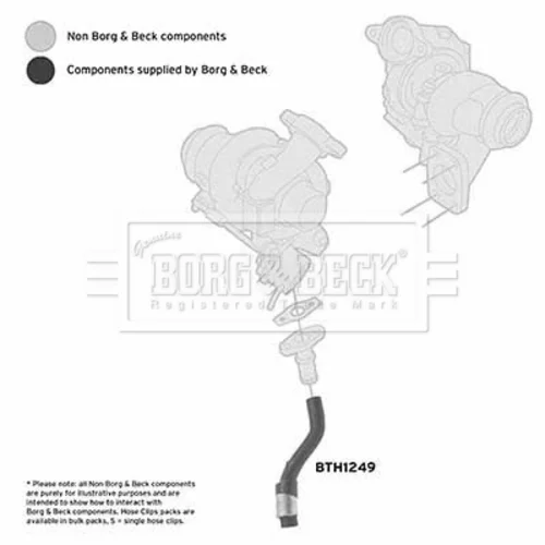 Hadica plniaceho vzduchu BTH1249 (BORG & BECK) - obr. 2