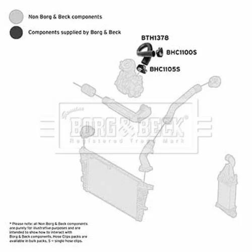 Hadica plniaceho vzduchu BTH1378 (BORG & BECK) - obr. 2