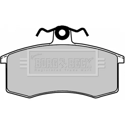 Sada brzdových platničiek kotúčovej brzdy BORG & BECK BBP1053