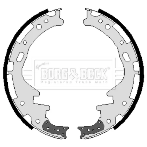 Sada brzdových čeľustí BORG & BECK BBS6003