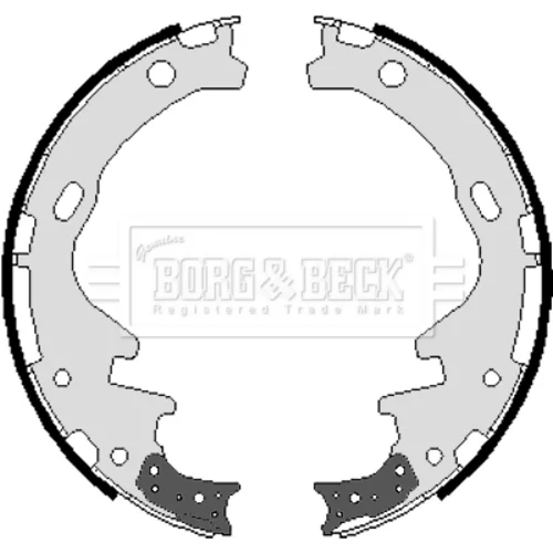 Sada brzdových čeľustí BORG & BECK BBS6010