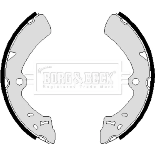 Sada brzdových čeľustí BORG & BECK BBS6073